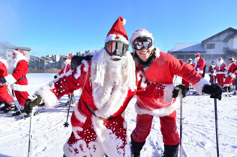 Skiing Santa | Top 5 Christmas Holiday Ideas | Howard Travel